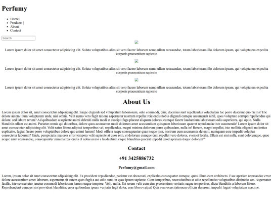 perfumy.css project screenshot