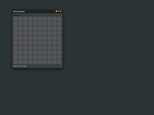 Minesweeper screenshot