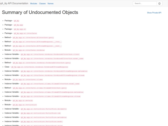 qA_Ap/docs/undoccedSummary screenshot