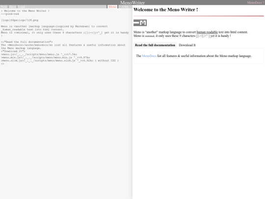 works/menowriter screenshot