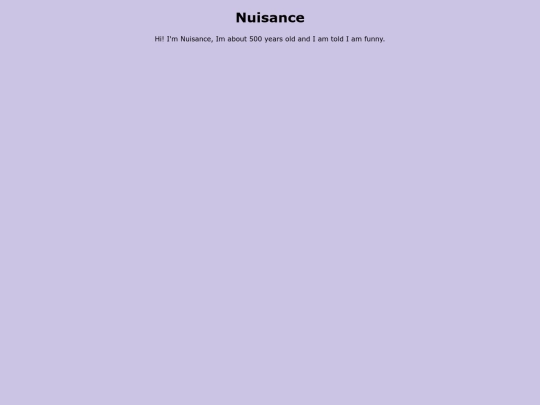 Nuisance screenshot