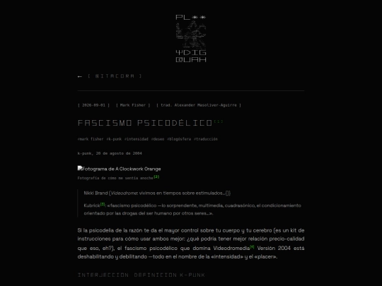 bitacora/fascismo-psicodelico screenshot