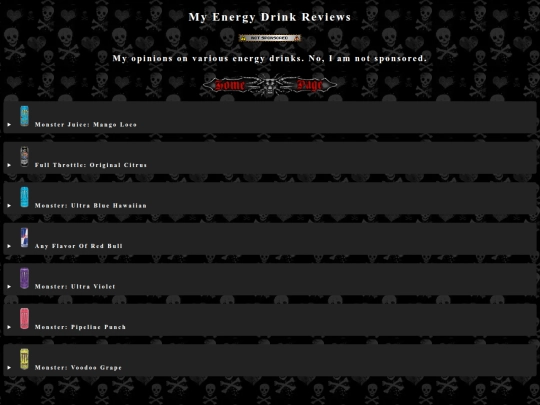 drinks screenshot