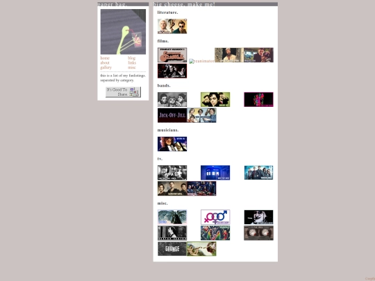 fanlistings screenshot