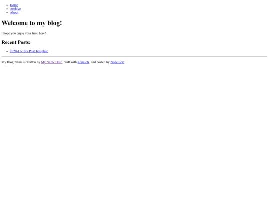 zonelets screenshot