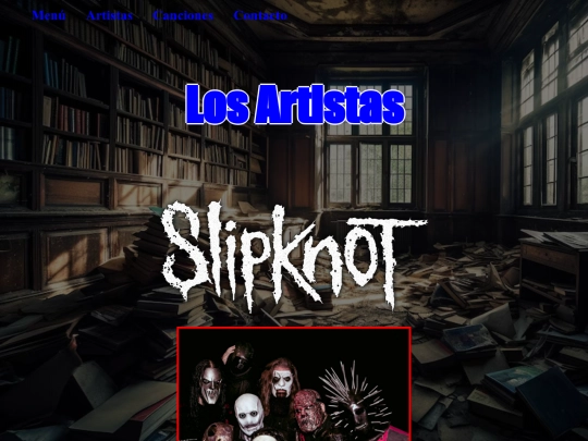 HTMLP/Artistas screenshot