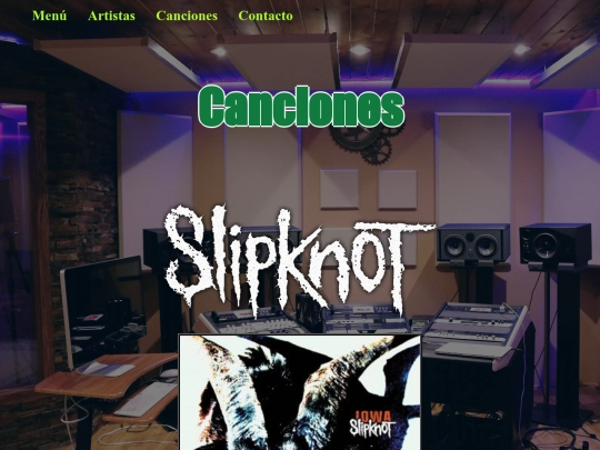 HTMLP/canciones screenshot