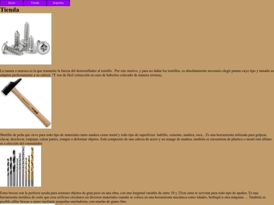Tienda screenshot