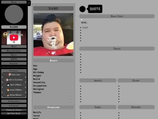 Char screenshot