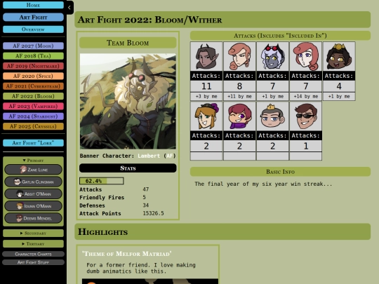 artfight/artfight2022 screenshot