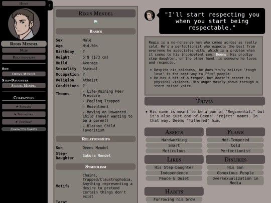 regis screenshot