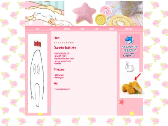 Links screenshot