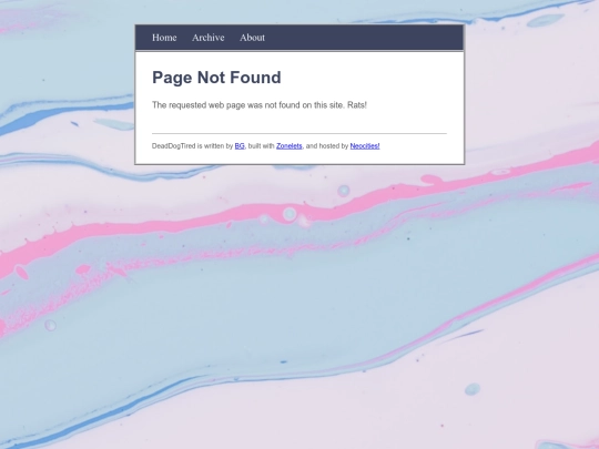 not_found screenshot