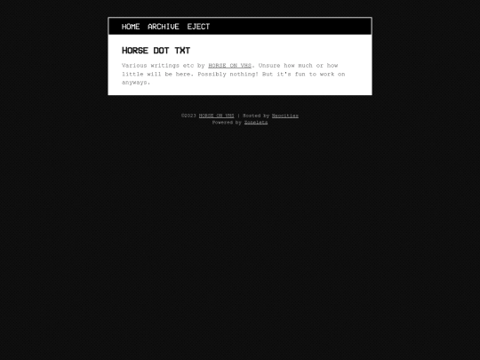 blog/about screenshot