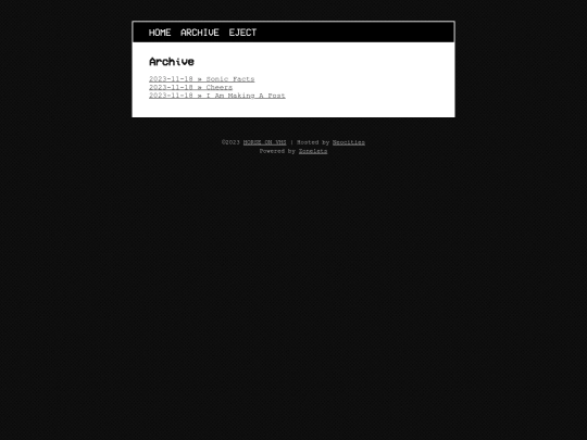 blog/archive screenshot