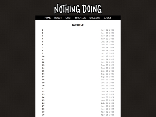nothingdoing/archive screenshot