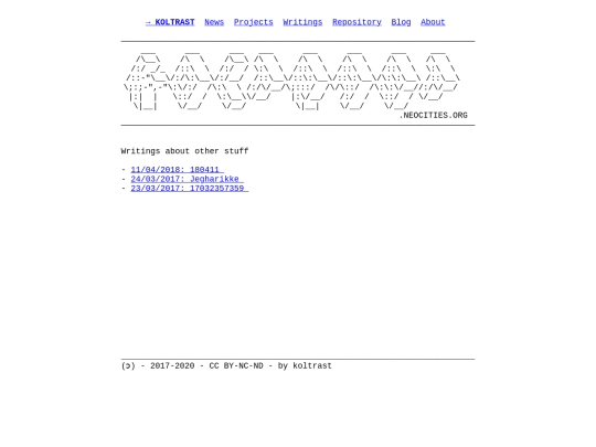 blog screenshot