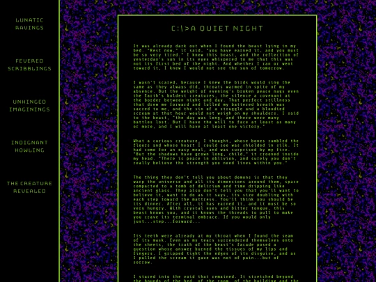 writing/a_quiet_night screenshot