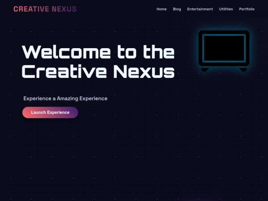 Homepage screenshot