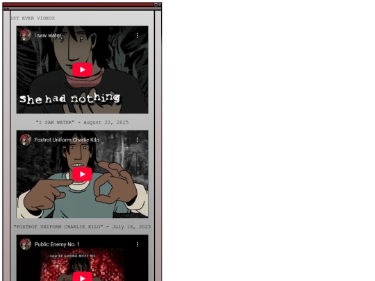 videos screenshot