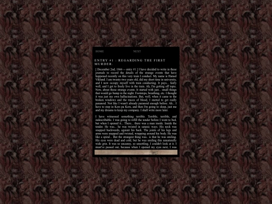 entries screenshot