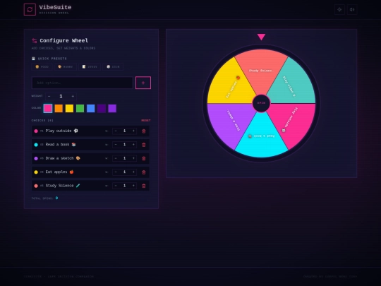 spin screenshot