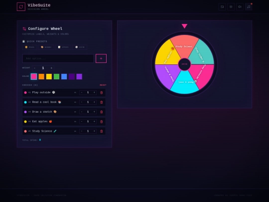 spinner screenshot