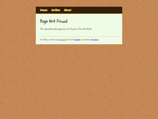 blog/not_found screenshot