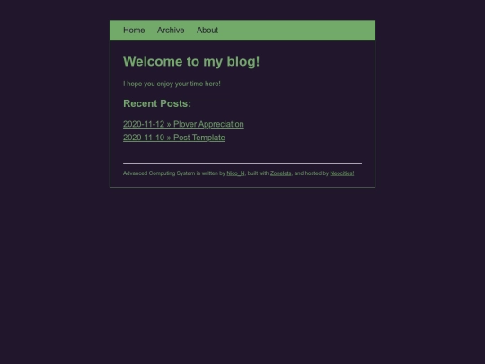 index screenshot