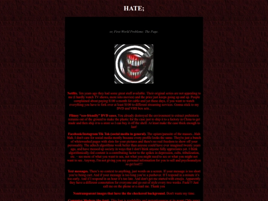 hate screenshot