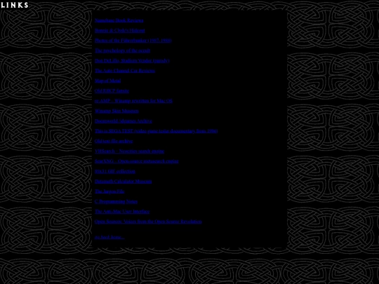 links screenshot