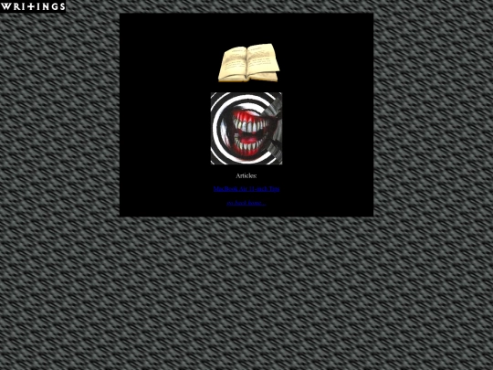writings screenshot