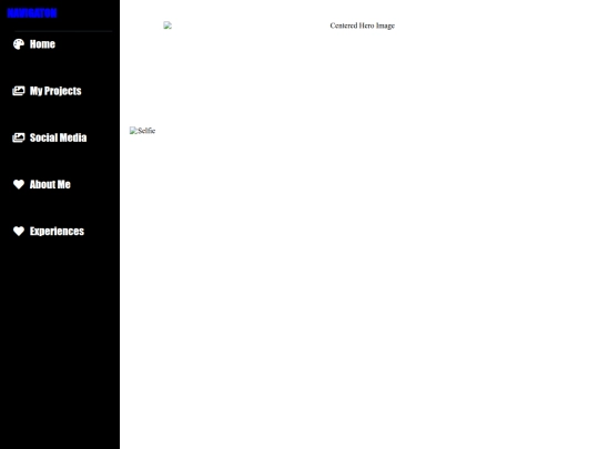 AaronFinalWebpage screenshot