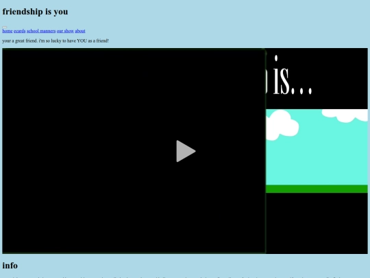 friendshipisyou screenshot