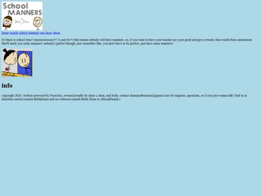 schoolmanners screenshot