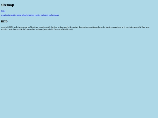 sitemap screenshot