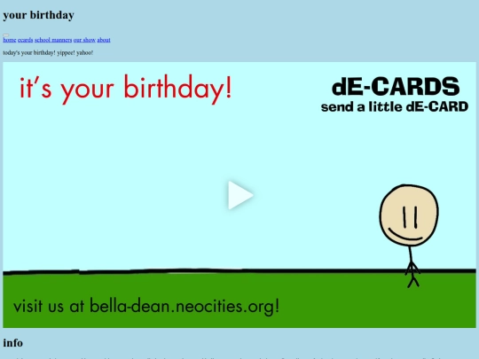 yourbirthday screenshot