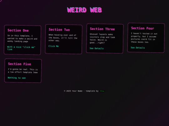 template5 screenshot