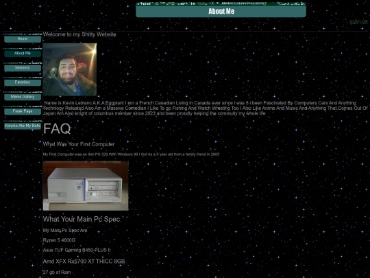 aboutme screenshot