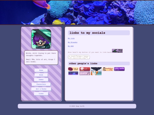 links screenshot