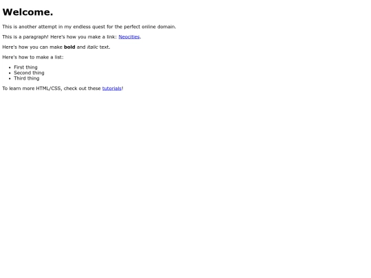 index screenshot