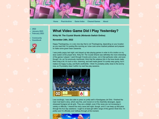 game-pages/kirby64 screenshot