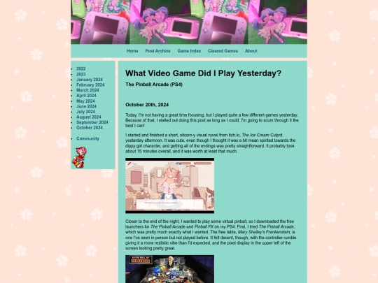 game-pages/pinballarcade screenshot