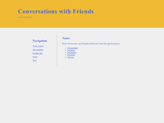 Notes screenshot
