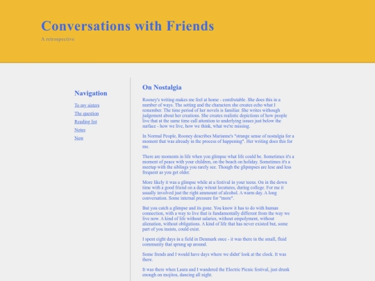 nostalgia screenshot