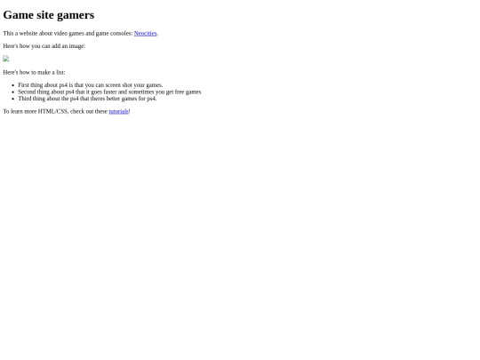 index screenshot
