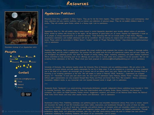 Resources screenshot