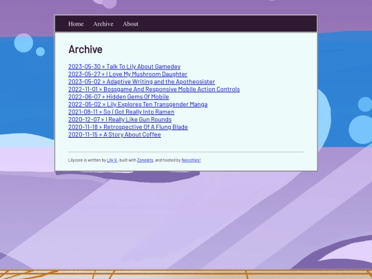 archive screenshot