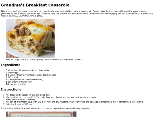 grandmas-breakfast screenshot