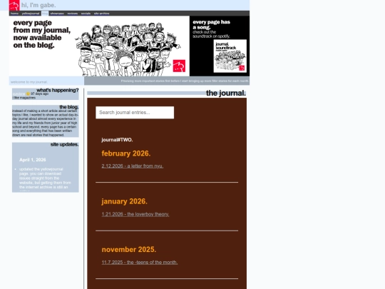 blog screenshot
